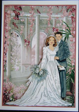 Wedding Extravaganza Bride and Groom 2 A5 by Charlie Angel