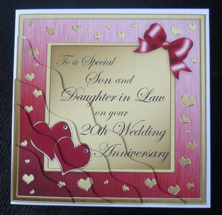 Son and Daughter in Law 20th Wedding Anniversary by Charlie Angel
