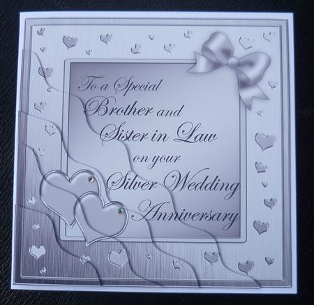 Brother and Sister in Law Silver Wedding Anniversary by Charlie Angel