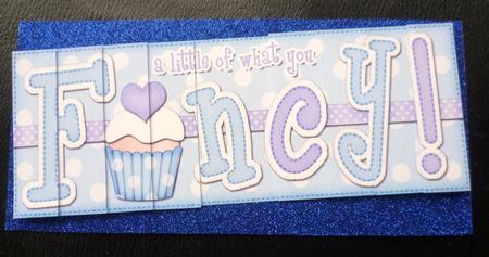 Dl Cupcake Fancy Felties Side Stacker Topper by Charlie Angel