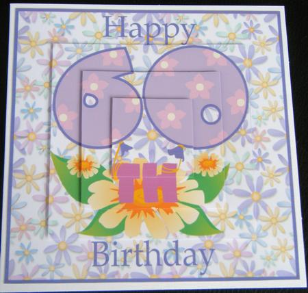 Springtime 60th Birthday Card by Charlie Angel