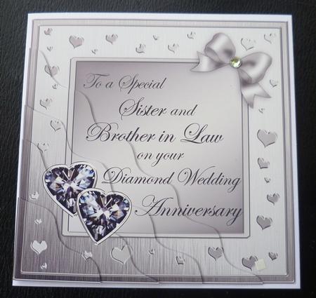 Sister and Brother in Law Diamond Wedding Anniversary by Charlie Angel