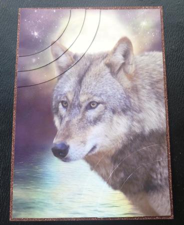 Fantasy Wolf -  Top and Bottom Corner Stacker by Charlie Angel