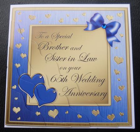 Brother and Sister in Law 65th Wedding Anniversary by Charlie Angel