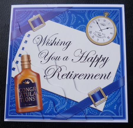 Retirement Wavy Corner Side Stacker Topper by Charlie Angel