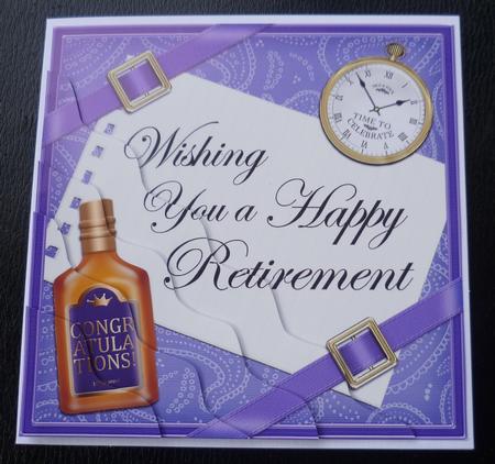 Retirement Wavy Corner Side Stacker Topper by Charlie Angel