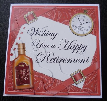 Retirement Wavy Corner Side Stacker Topper by Charlie Angel