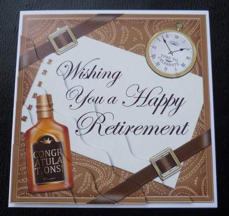 Retirement Wavy Corner Side Stacker Topper by Charlie Angel