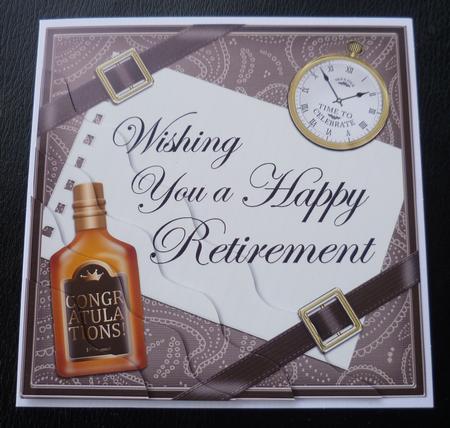 Retirement Wavy Corner Side Stacker Topper by Charlie Angel