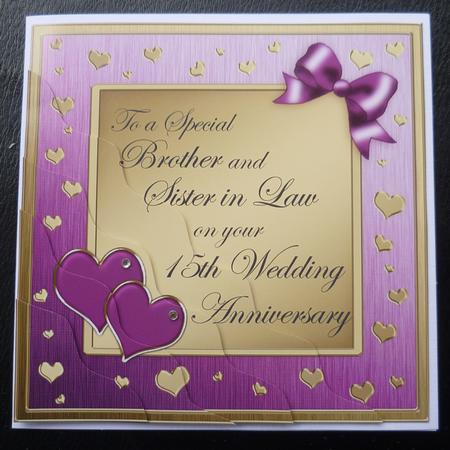 Brother and Sister in Law 15th Wedding Anniversary by Charlie Angel