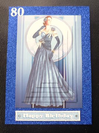 Art Deco Lady Rose (aqua) Pyramid by Charlie Angel