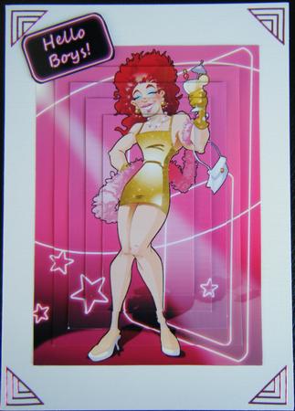 Drag Queen Dude Pyramid. by Charlie Angel