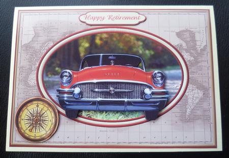 1955 Buick Card Front with Step by Step by Charlie Angel