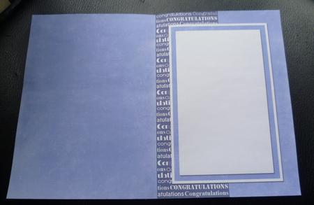 Congratulations -  Female Graduation Insert by Charlie Angel