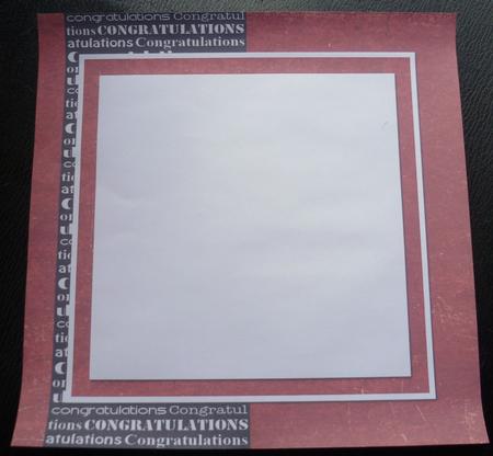 Congratulations -  Male Graduation 8x8 Insert by Charlie Angel