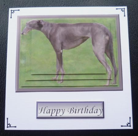 Greyhound Standing Pyramid by Charlie Angel