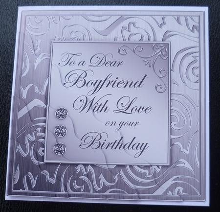 Elegant Metallic Birthday Boyfriend Wavy Corner Stacker by Charlie Angel