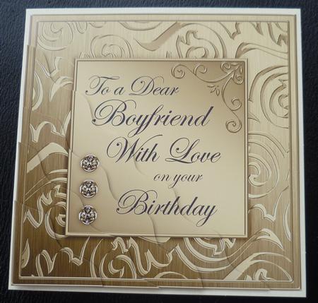 Elegant Metallic Birthday Boyfriend Wavy Corner Stacker by Charlie Angel