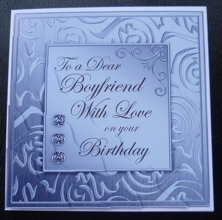 Elegant Metallic Birthday Boyfriend Wavy Corner Stacker by Charlie Angel