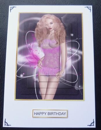 Out of This World Sexy Girl Oblong Pyramage by Charlie Angel