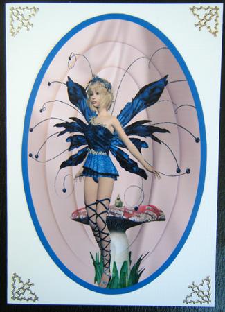 Fairies in My Garden Girls Card by Charlie Angel