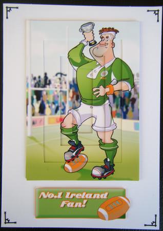 Rugby Dude Inverted Pyramid Ireland. by Charlie Angel