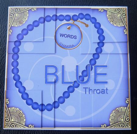 Chakra Blue 5in Quad Round Corner Stacker by Charlie Angel