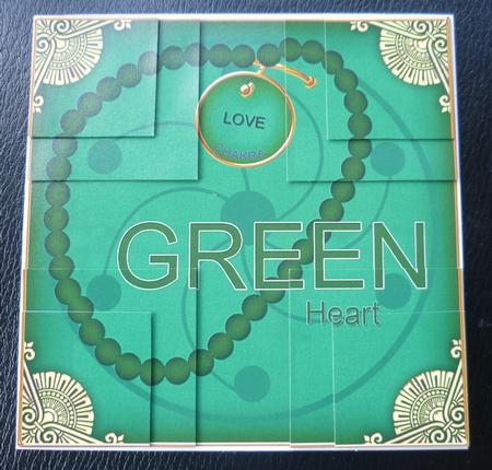 Chakra Green 5in Quad Corner Stacker by Charlie Angel