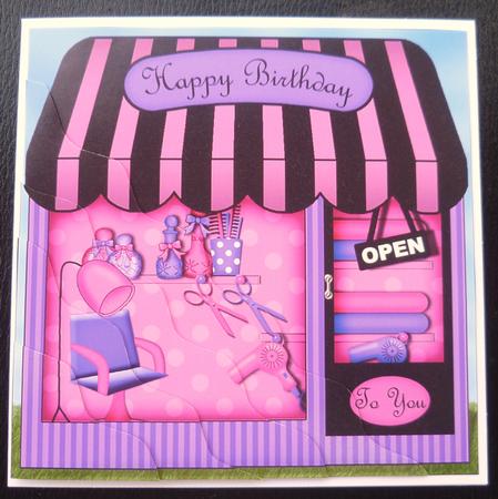 The Little Hairdresser Shoppe Wavy Corner Side Stacker Toppe by Charlie Angel
