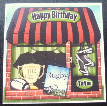 The Little Rugby Shoppe Wavy Corner Side Stacker by Charlie Angel