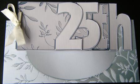 25th Elegant Metallic Book Sheet by Charlie Angel