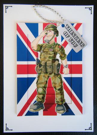 British Army Dude Inverted Pyramid. by Charlie Angel