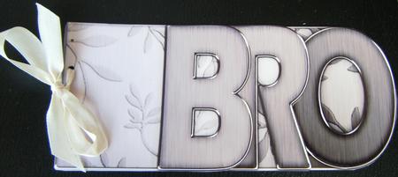 Bro Elegant Metallic Book Sheet by Charlie Angel