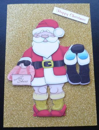 High Heel Santa Doodles by Charlie Angel