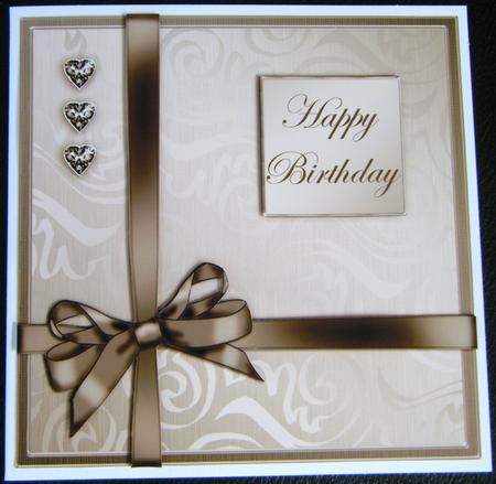 Elegant Flourish 8 x 8 Quick Card Topper by Charlie Angel