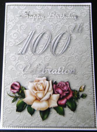 Celebration Card - 100th by Charlie Angel