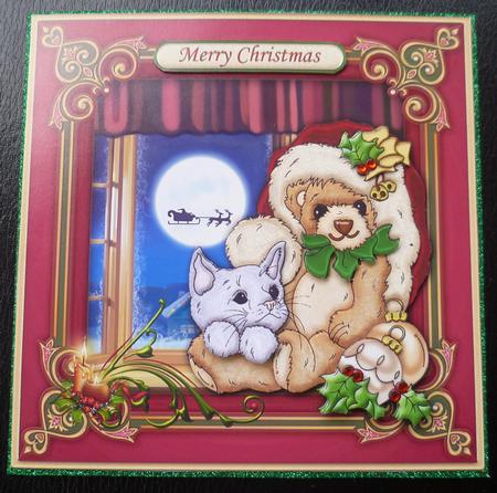 Bearly Wait for Christmas Topper & Decocupage by Charlie Angel