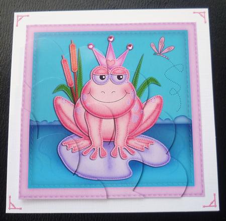 Freya Frog Shell Edged Corner Side Stacker by Charlie Angel