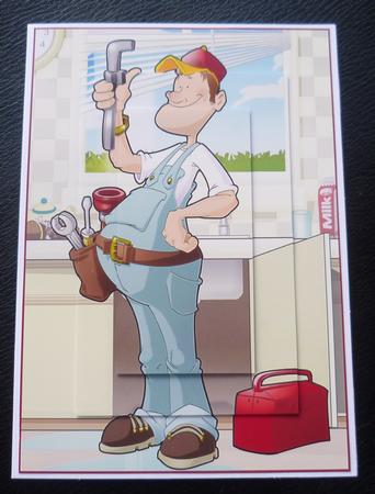 Plumber Dude A4 by Charlie Angel