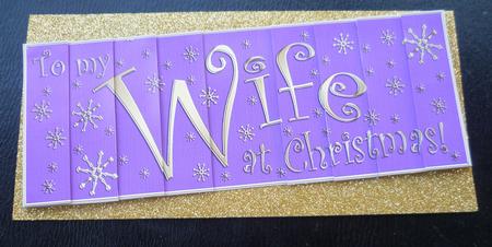 Wife Christmas Dl Side Stacker Topper by Charlie Angel