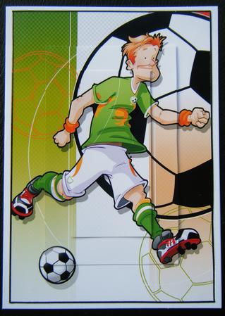 Football Dude Ireland A4. by Charlie Angel