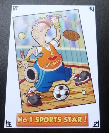 Super Sports Dude Pyramid by Charlie Angel