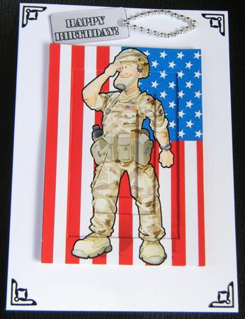 American Army Dude Inverted Pyramid. by Charlie Angel