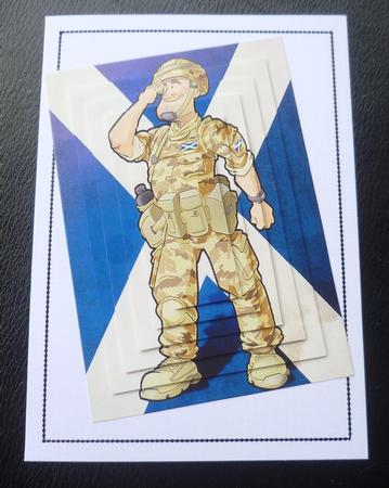 Scottish Army Dude Pyramid by Charlie Angel