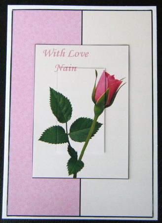 With Love Nain Fold Back Sheet by Charlie Angel