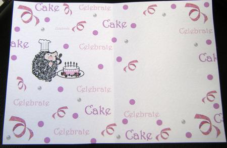 Celebrate with Cake Insert by Charlie Angel