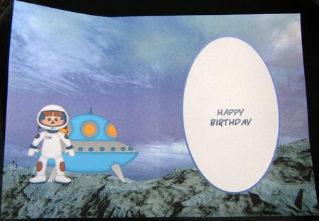 Cartoon Astronaut 2 Insert by Charlie Angel