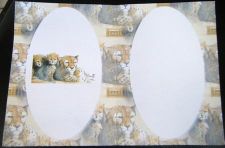 Leopard with Cubs Inserts by Charlie Angel