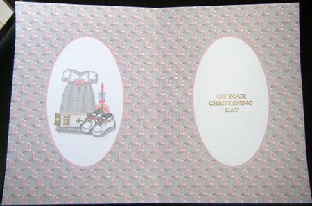 Christening Gown Girl Insert by Charlie Angel