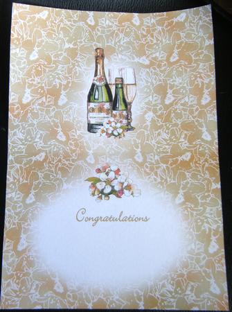 Champagne & Flowers Insert by Charlie Angel